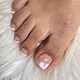 Biab pedicure french