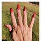 Gel nails with tips and gel toe Overlay with any nail art