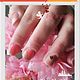Dip nails with tips and any nail art