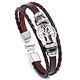 Lederen armband met Tree of Life