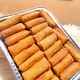 Spring rolls, samosa