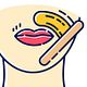 Upper lip wax
