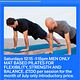 6-7pm Thursday Evening 
 Men only mat pilates
(booking essential)
(4 week block) £28.00