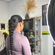 Braided ponytail