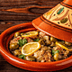 Tajine poulet aux citrons confits sans gluten
Chicken tajine with preserved lemons gluten-free