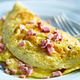 Omelette fromage et jambon de dinde / Cheese, ham of turkey