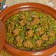 Tajine de "Kefta" et petit pois sans gluten
Tajine with minced beef balls and peas gluten free