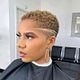 Lady’s haircut