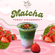 Iced Strawberry Matcha