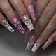 Nail extensions -Long incl. Gellak