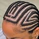 Natural hair(all-back)