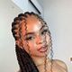 4/6 trenzas pegadas
