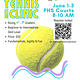 2nd Annual Summer Bash Youth Tennis clinic June 1-3 @ PHS Courts