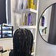 Medium knotless braids