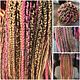 Medium size adult box braids