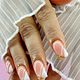 BIAB - shortnails + Nail art designs