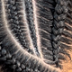 Trenzas pegadas