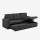 Sofá 2 plazas + chaiselongue + cama