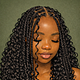 Boho knotless braids