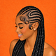 Cornrows (met nep haar)