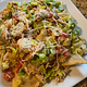 Chicken Caesar Salad Nachos (Home-fried Flour Tortilla Chips)