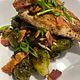 Chicken with Bacon & Roasted Brussel Sprouts