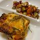 Cheeseburger Meatloaf with Roasted Root Vegetables