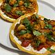 Skillet Shrimp Fajita Tostadas