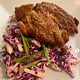Chicken Schnitzel with Cabbage-Apple Slaw