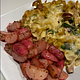 Sausage Noodle Bake (Bake at Home!) with Garlicky Radishes