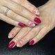 Extension repair with nail art