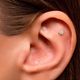 Flat piercing