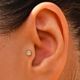 Tragus piercing