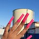 Acrylic Uncut C-Curve plain set