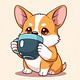 Corgi Cappuccino
