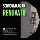 Schoonmaak na renovatieproject